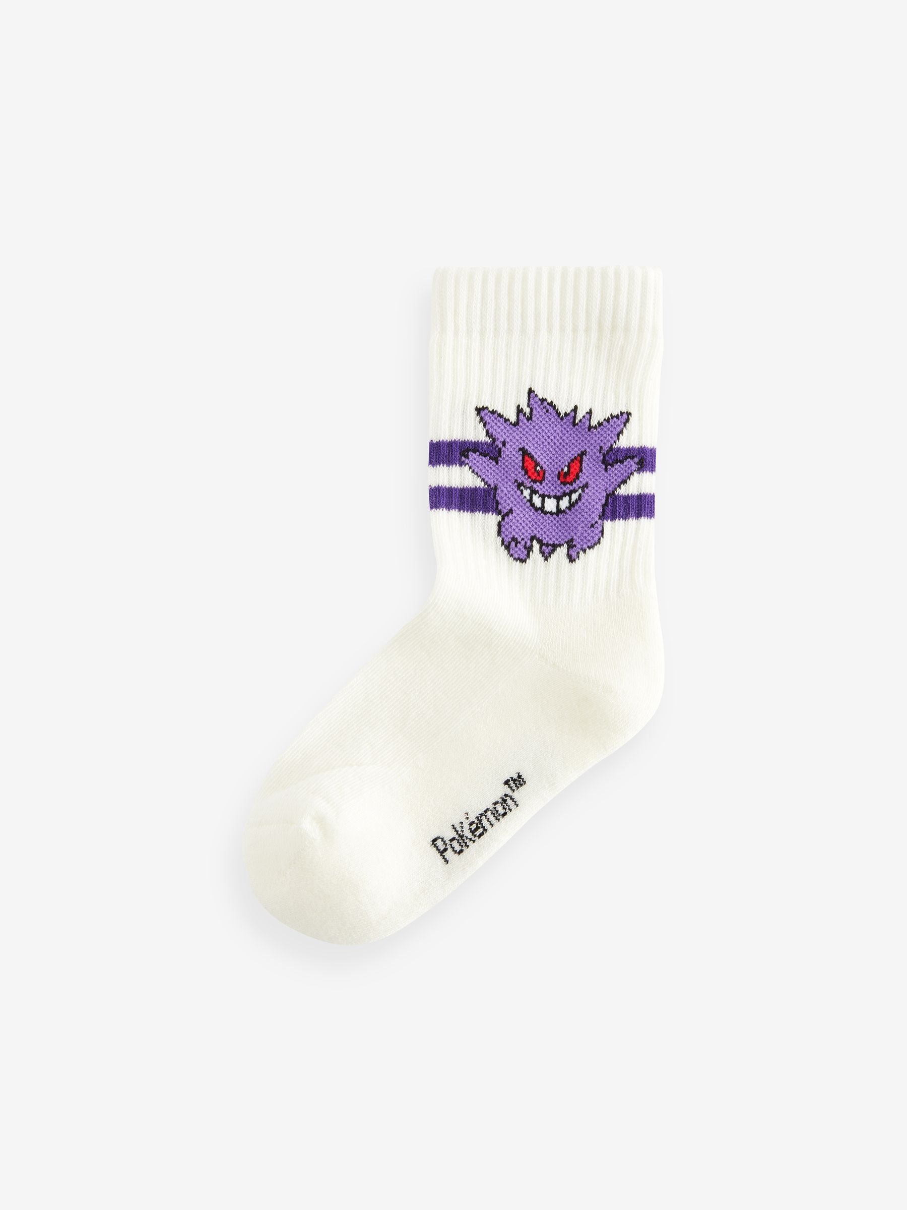 Dsiney Kidz - White Pokemon Socks 3 Pack image 2