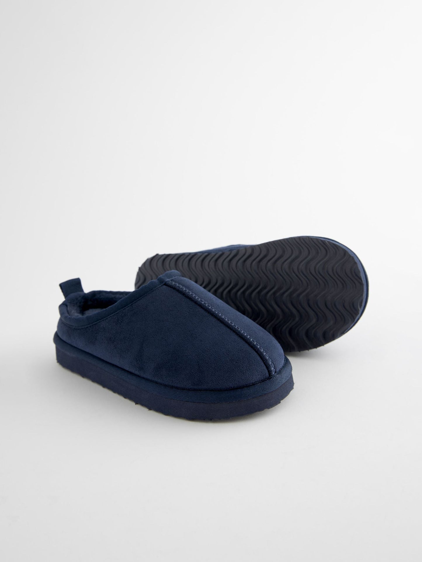 Navy Blue Cosy Mule Slippers image 3