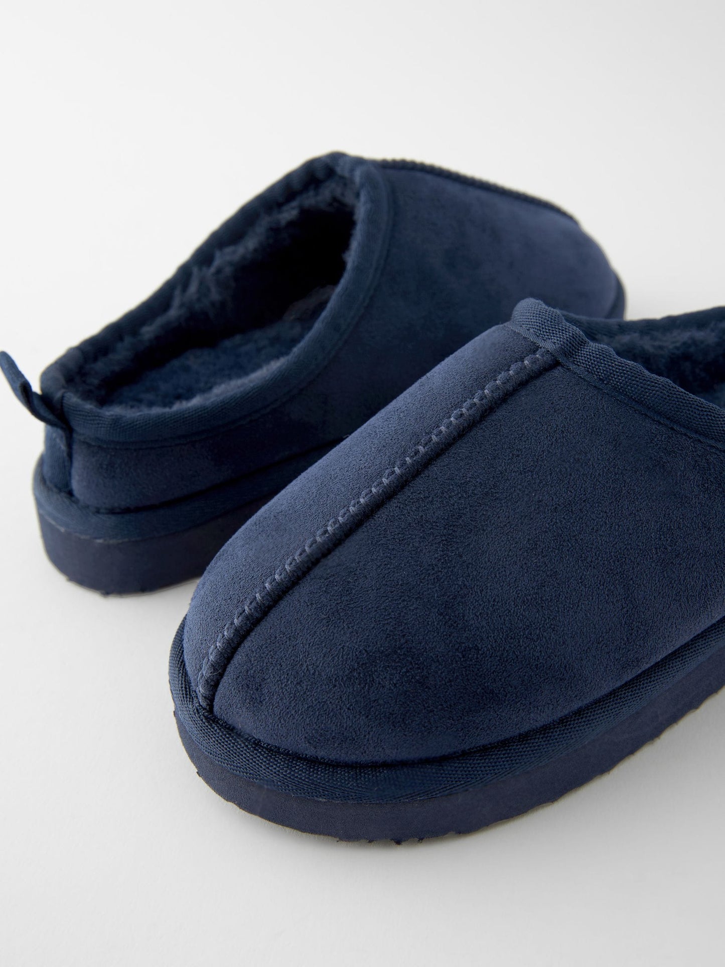 Navy Blue Cosy Mule Slippers image 4