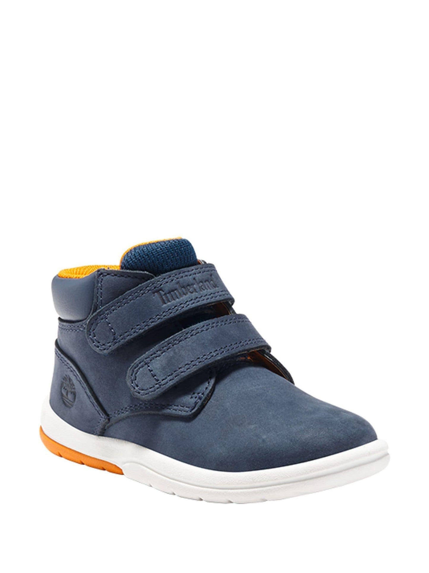 Timberland Navy Toddler Hook and Loop Tracks Nubuck Boots image 5