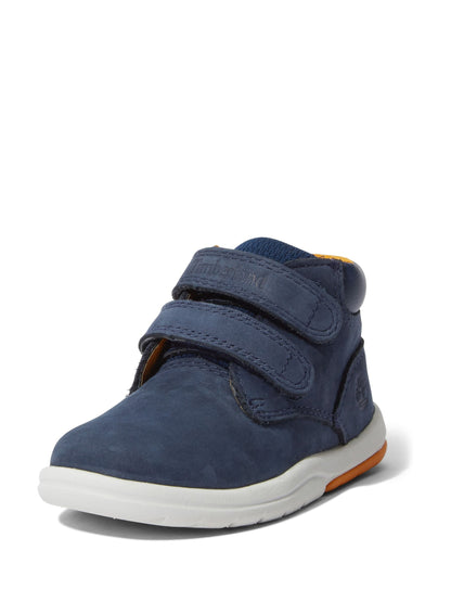Timberland Navy Toddler Hook and Loop Tracks Nubuck Boots image 6