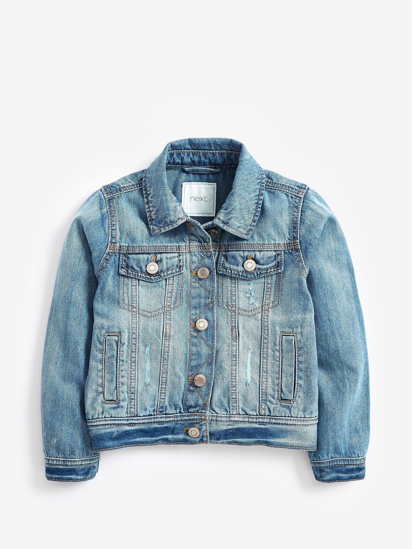 Mid Blue Western 100% Cotton Jacket (3-16yrs)