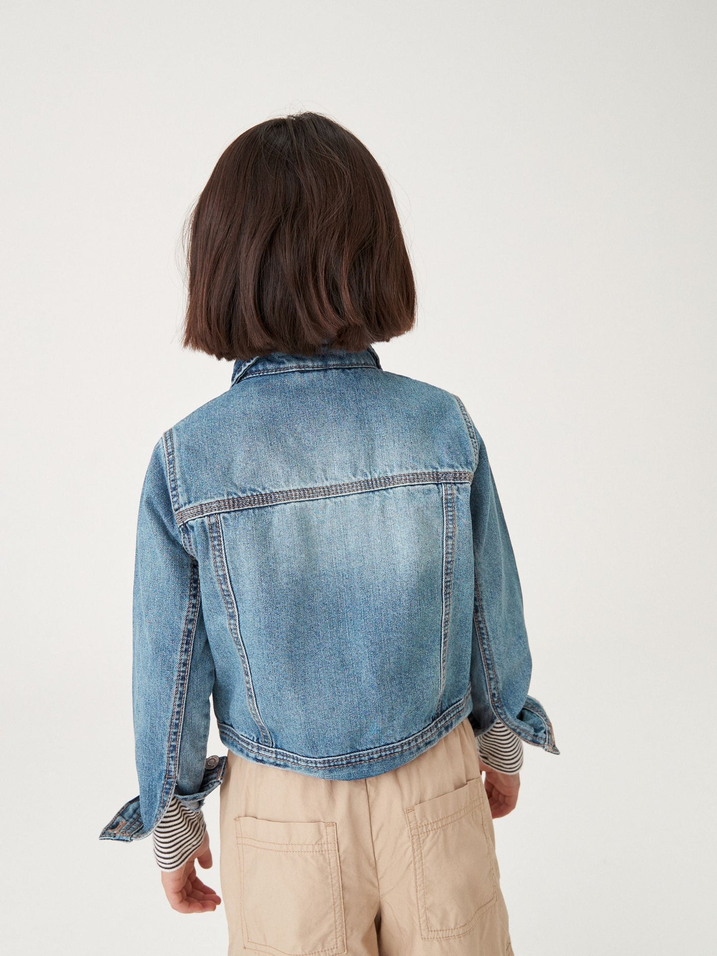 Mid Blue Western 100% Cotton Jacket (3-16yrs)