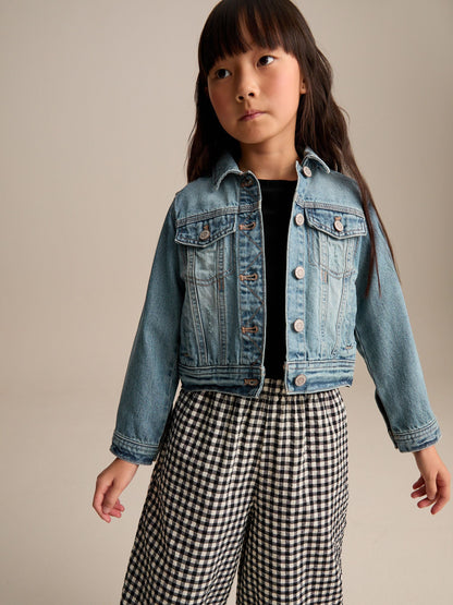 Mid Blue Western 100% Cotton Jacket (3-16yrs)
