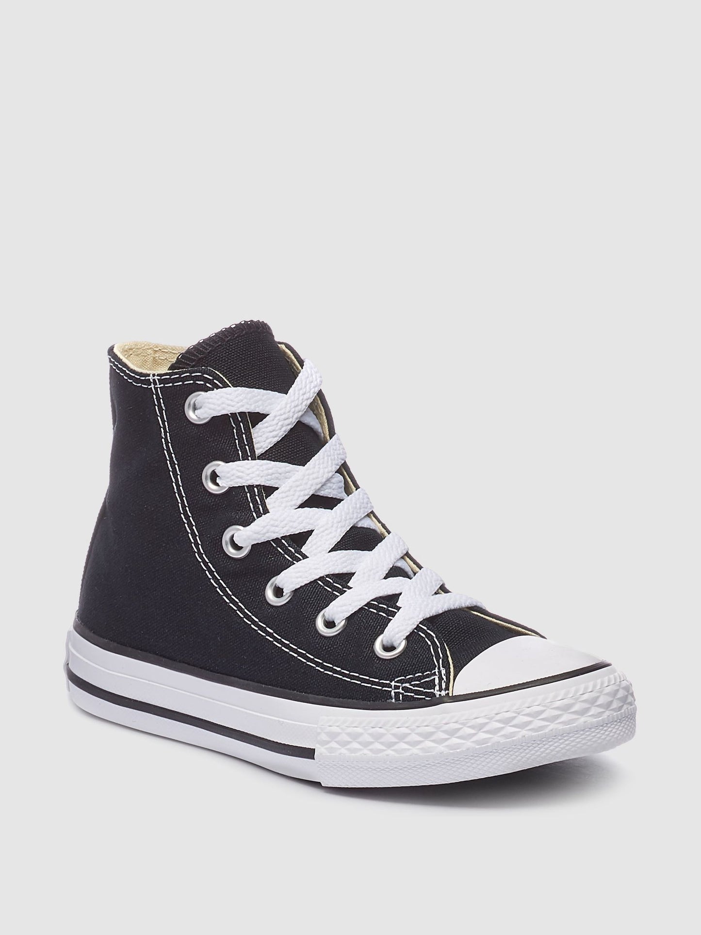 Converse Black/White Chuck Taylor High Top Junior Trainers image 6