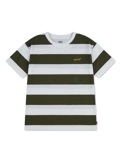 Dsiney Kidz - Levi's Green Big Stripe Short Sleeve T-Shirt image 1