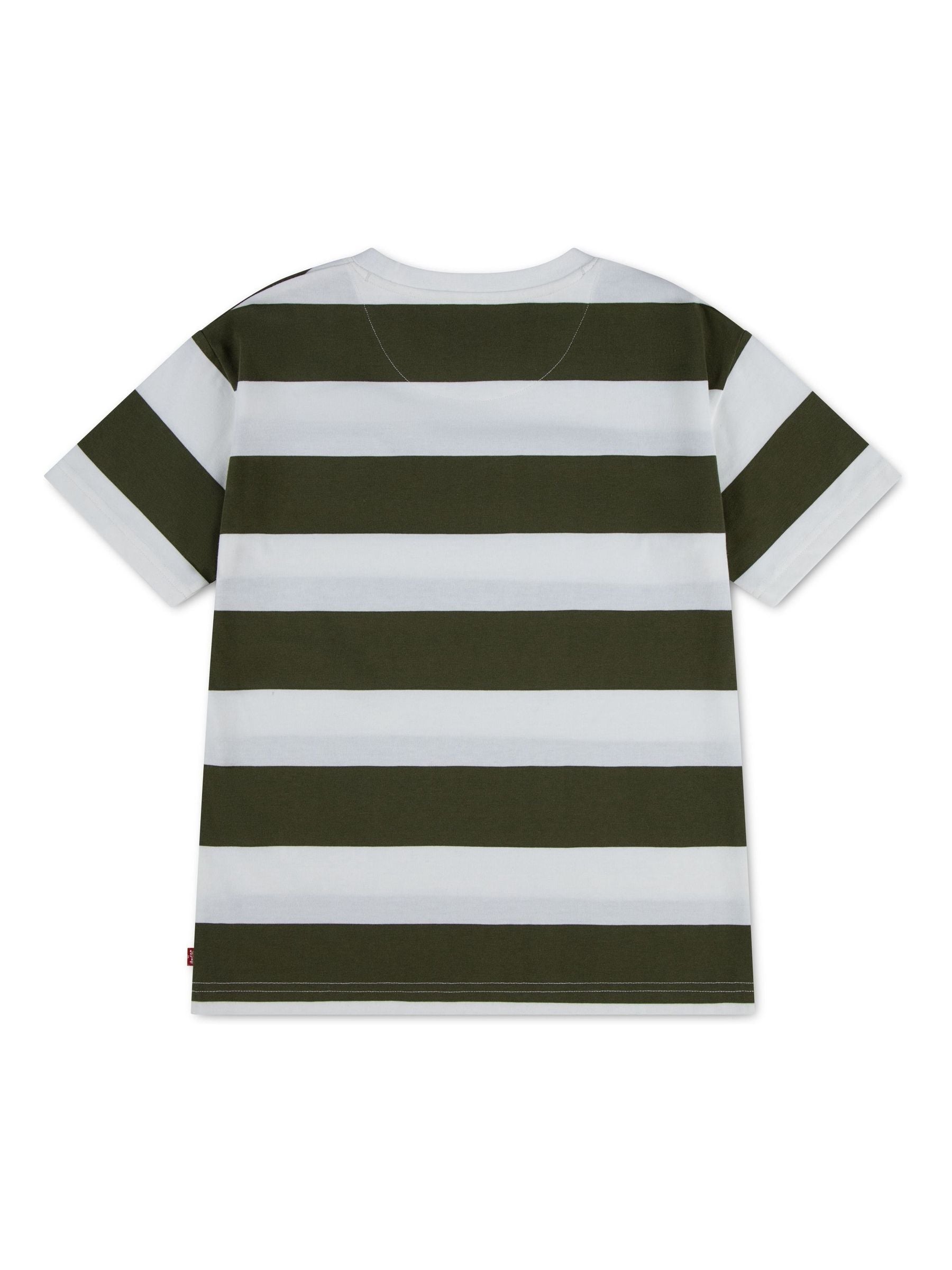 Dsiney Kidz - Levi's Green Big Stripe Short Sleeve T-Shirt image 2