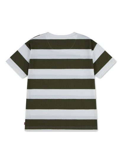 Dsiney Kidz - Levi's Green Big Stripe Short Sleeve T-Shirt image 2