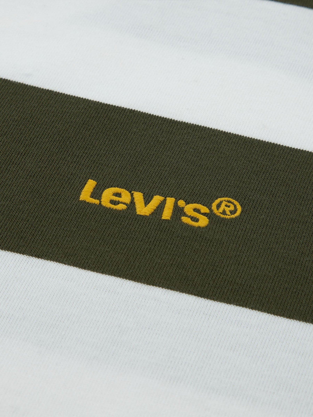 Dsiney Kidz - Levi's Green Big Stripe Short Sleeve T-Shirt image 3