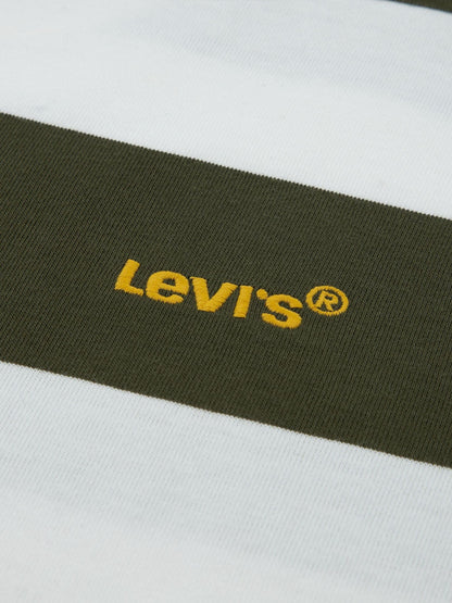Dsiney Kidz - Levi's Green Big Stripe Short Sleeve T-Shirt image 3