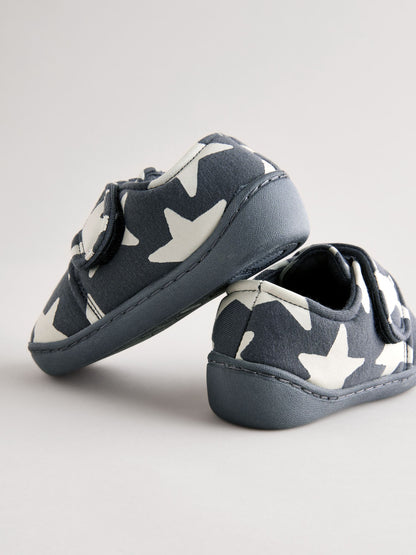 Grey Star Touch Fastening Cupsole Slippers image 4