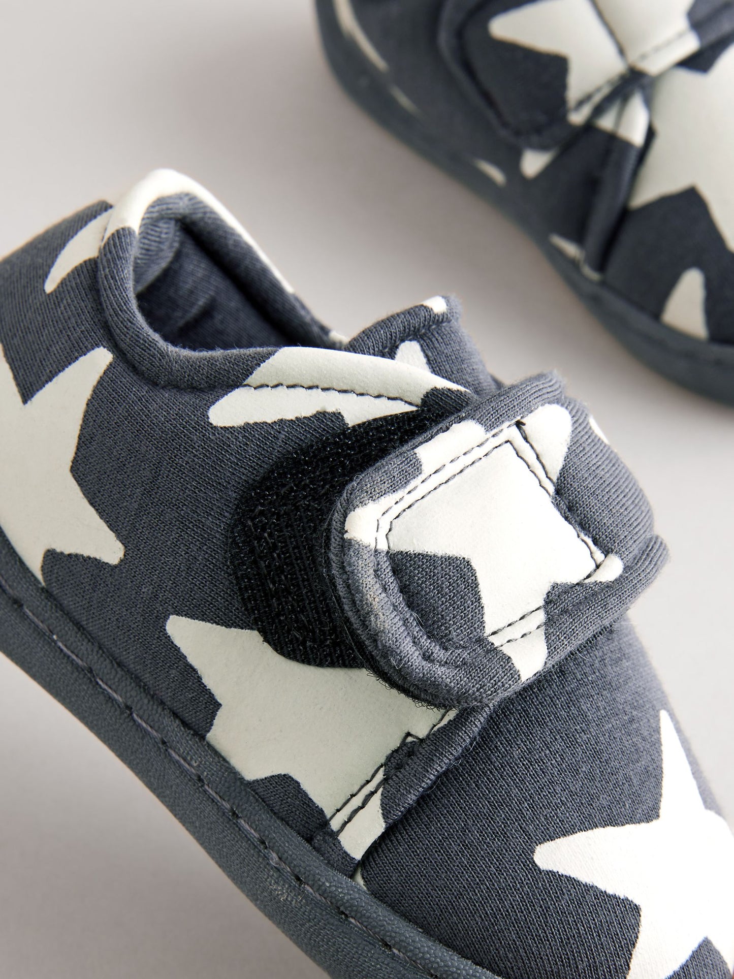 Grey Star Touch Fastening Cupsole Slippers image 5