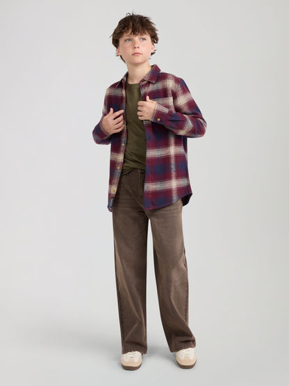 Dsiney Kidz - Levi's® Red Shadow Plaid Flannel Shirt image 3