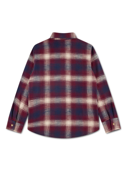 Dsiney Kidz - Levi's® Red Shadow Plaid Flannel Shirt image 5