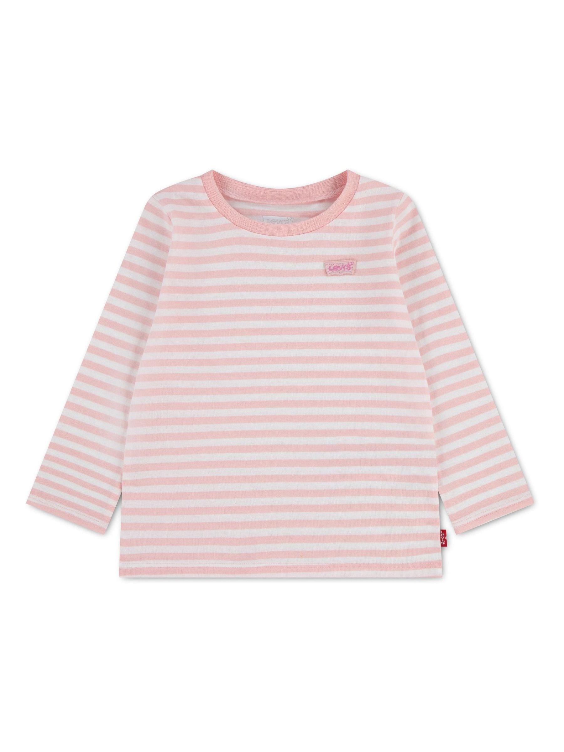 Dsiney Kidz - Levi's® Pink Striped Long Sleeve T-Shirt image 1