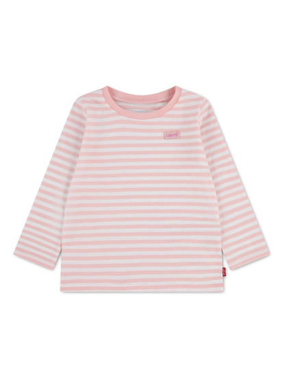 Dsiney Kidz - Levi's® Pink Striped Long Sleeve T-Shirt image 1