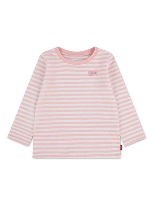 Dsiney Kidz - Levi's® Pink Striped Long Sleeve T-Shirt image 1