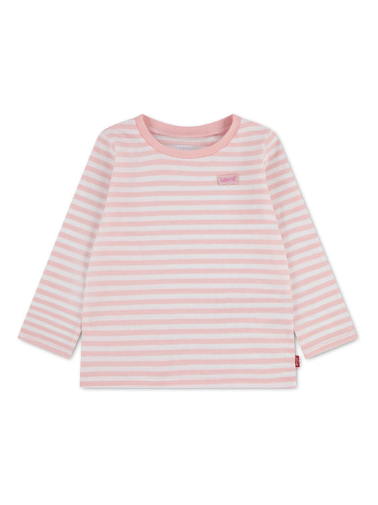 Dsiney Kidz - Levi's® Pink Striped Long Sleeve T-Shirt image 1