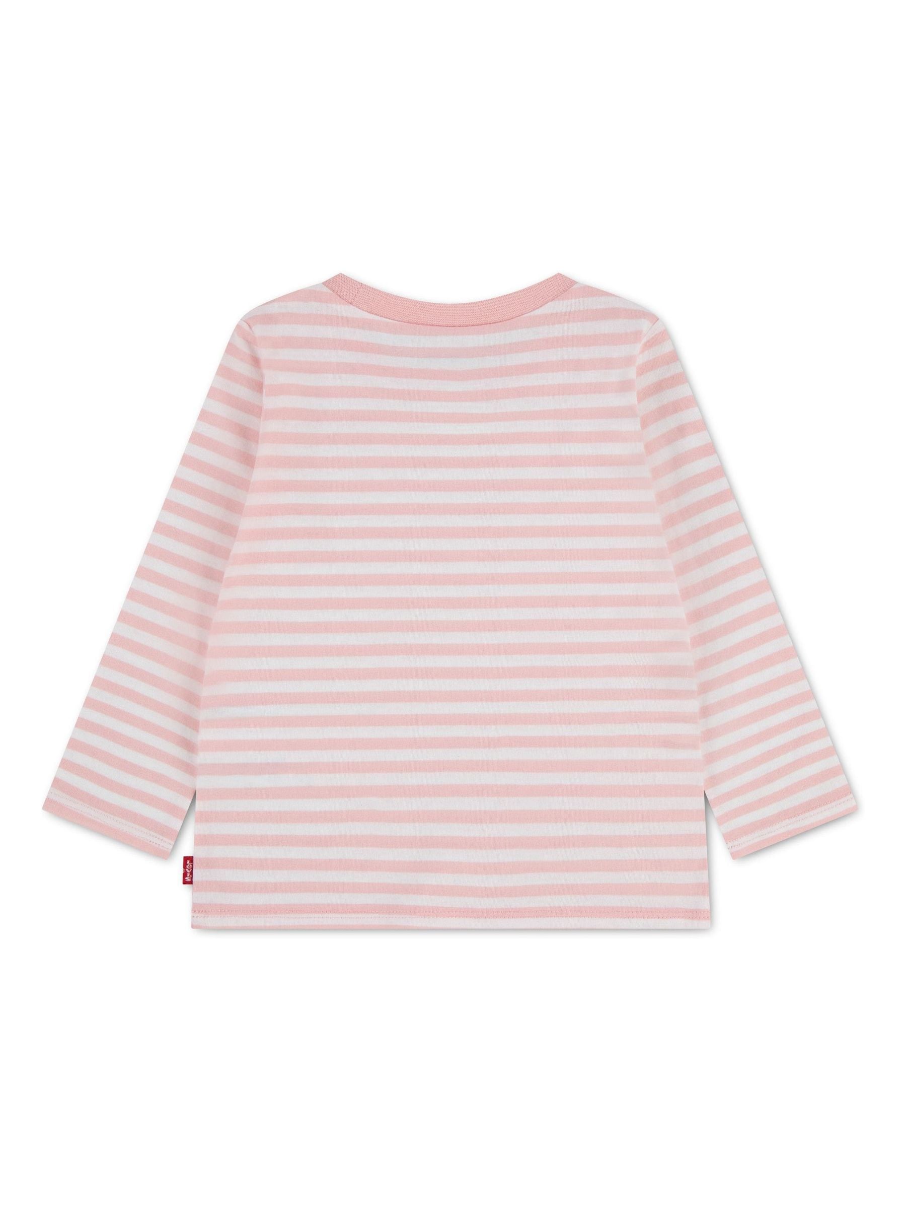 Dsiney Kidz - Levi's® Pink Striped Long Sleeve T-Shirt image 2