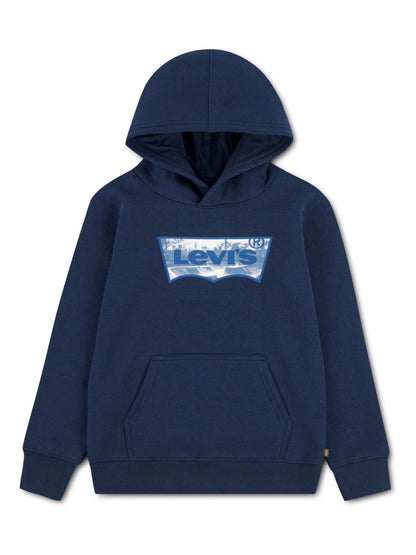 Dsiney Kidz - Levi's® Blue Skatepark Batwing Pullover Hoodie image 1