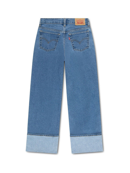 Dsiney Kidz - Levi's® Blue Wide Leg Roll Up Cuff Jeans image 4