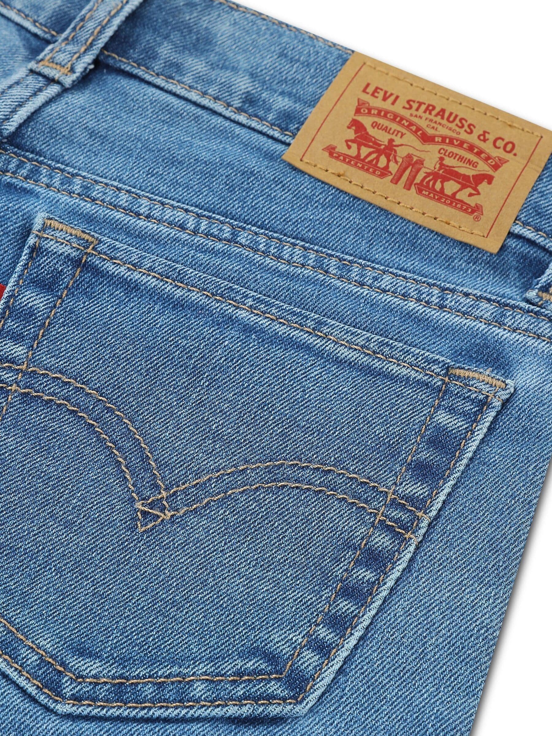 Dsiney Kidz - Levi's® Blue Wide Leg Roll Up Cuff Jeans image 5