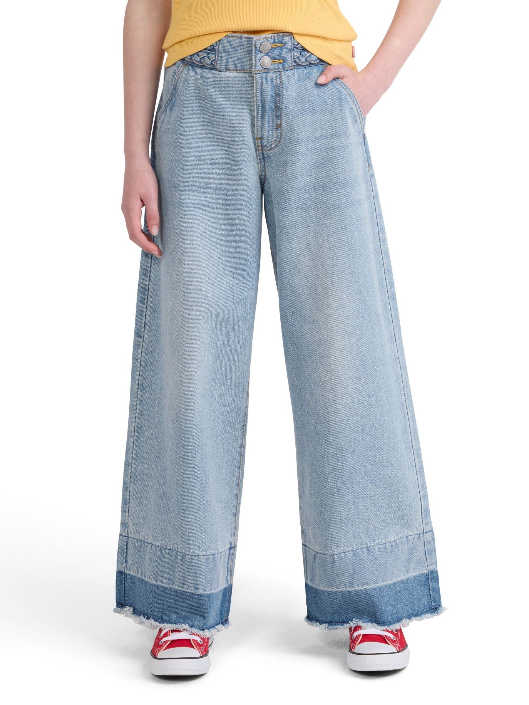 Dsiney Kidz - Levi's® Blue High Rise Braided Baggy Jeans image 1