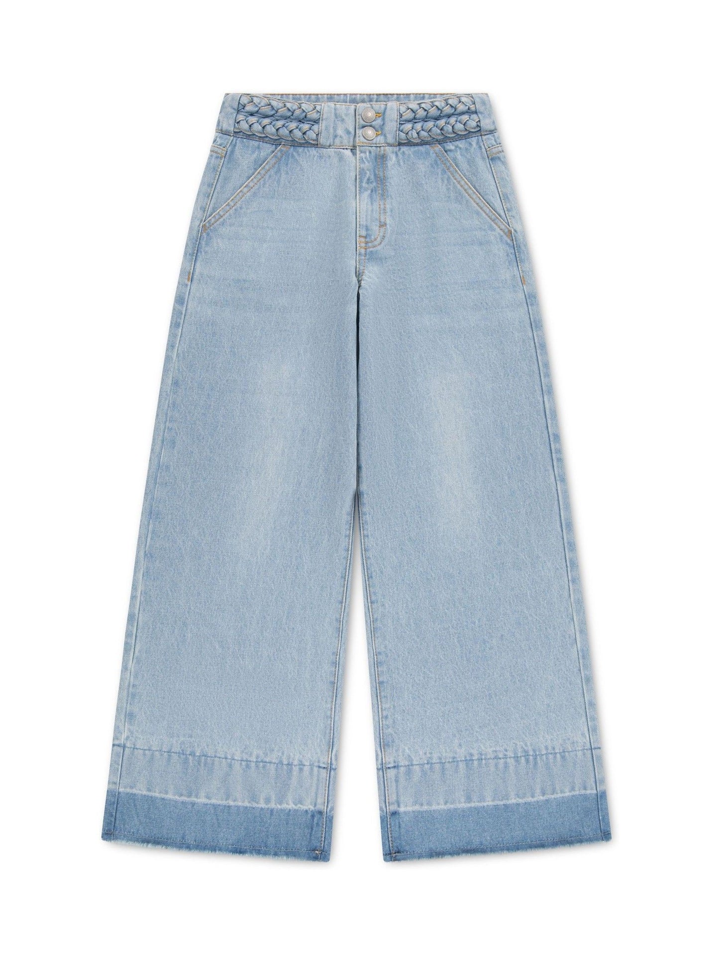 Dsiney Kidz - Levi's® Blue High Rise Braided Baggy Jeans image 4