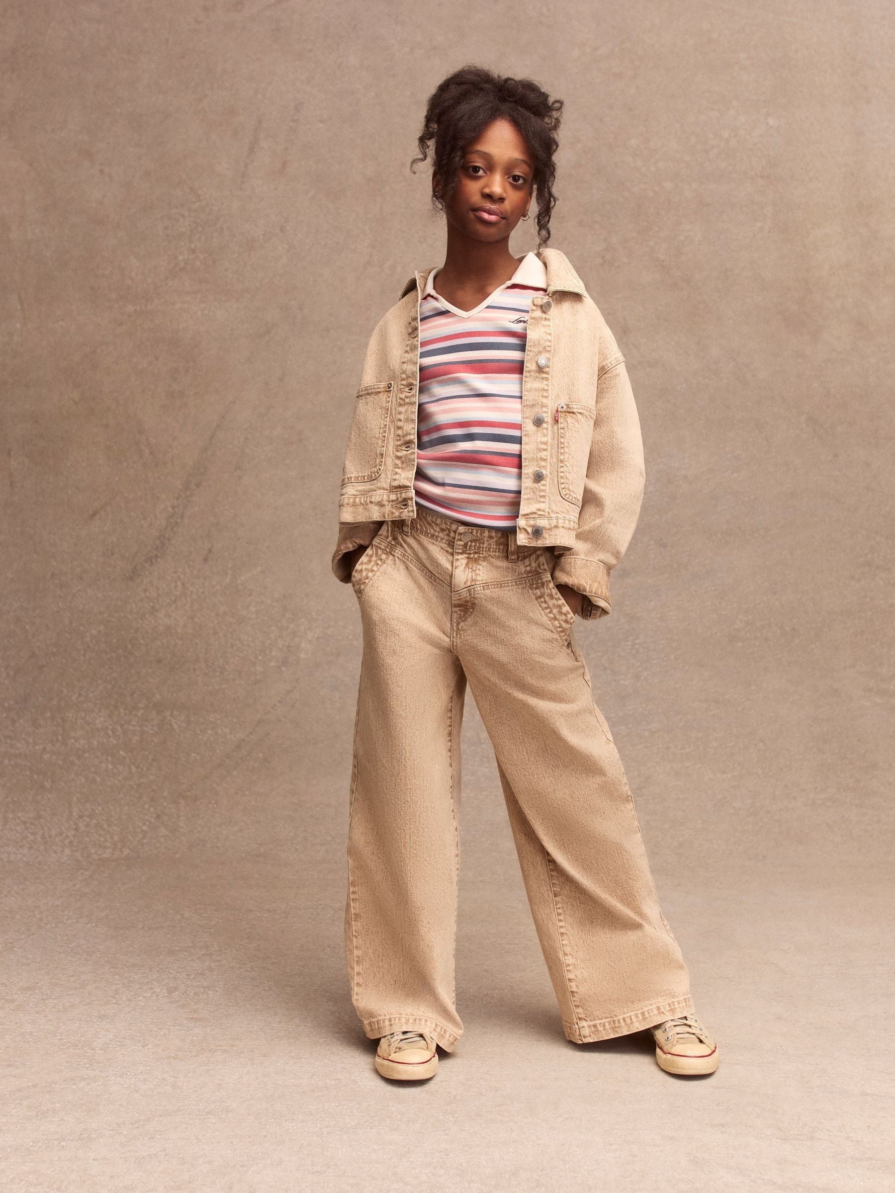 Dsiney Kidz - Levi's® Natural Studded Trucker Jacket image 1
