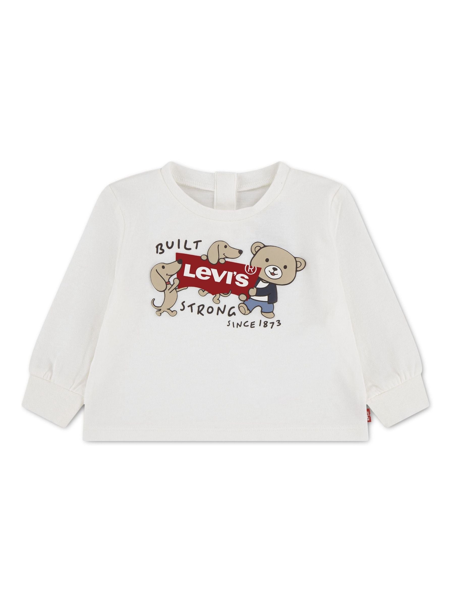 Dsiney Kidz - Levi's® Cream Levi and Friends Long Sleeve T-Shirt image 1