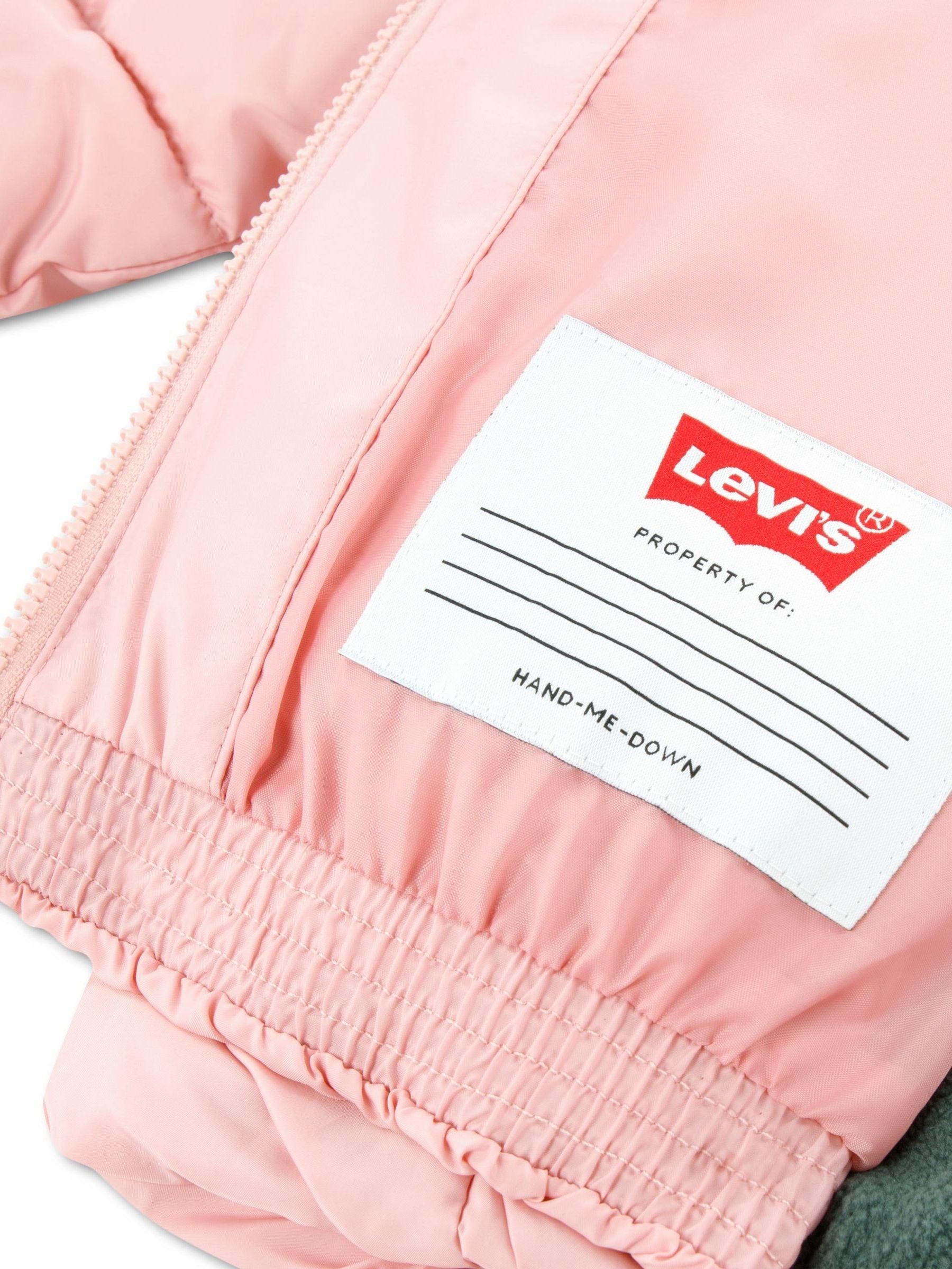 Dsiney Kidz - Levi's® Pink Foil Puffer Jacket image 3