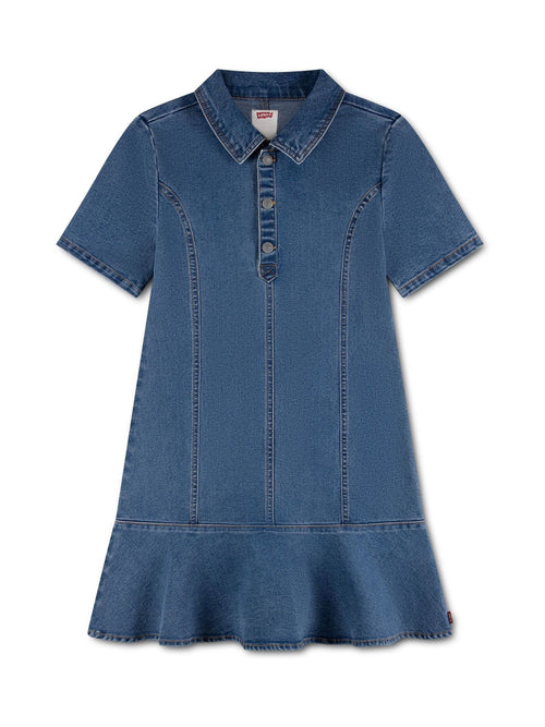 Dsiney Kidz - Levi's® Blue Short Sleeve Tiered Dress image 1