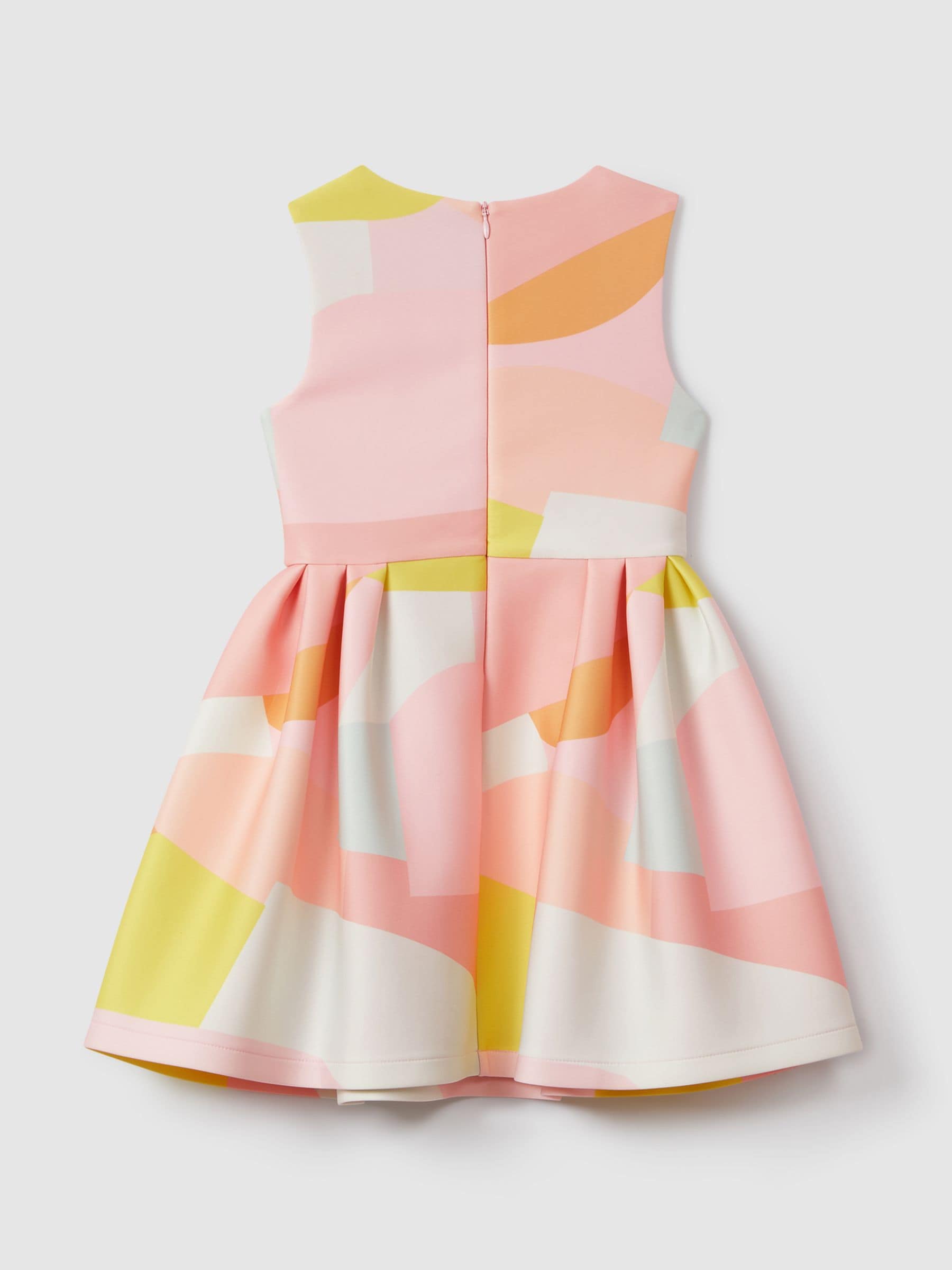 Dsiney Kidz - Reiss Multi Trinny 9-13 yrs Pleated Scuba Dress image 4