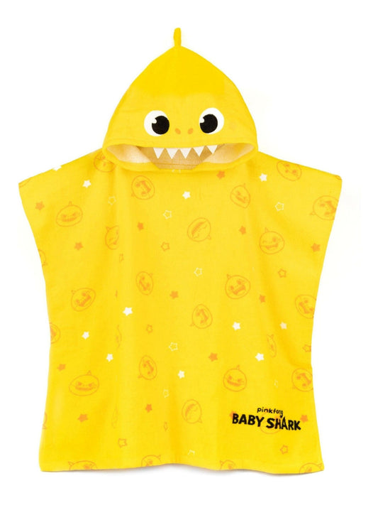 Vanilla Underground Yellow Character Baby Shark 100% Cotton Towel Poncho image 1