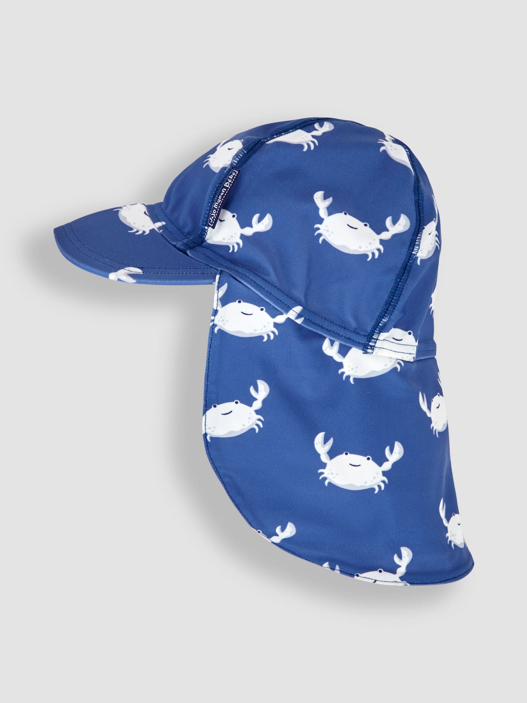 JoJo Maman Bébé Blue Crab UV Sun Protection Swim Hat image 3