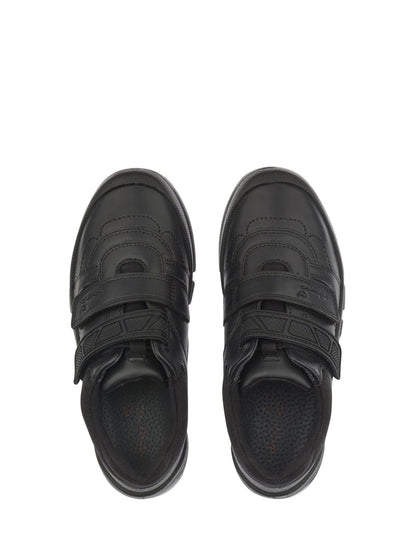 Start Rite Black Leather Rhino Warrior Super Tough Rip-Tape Scuff Protect School Shoes image 6