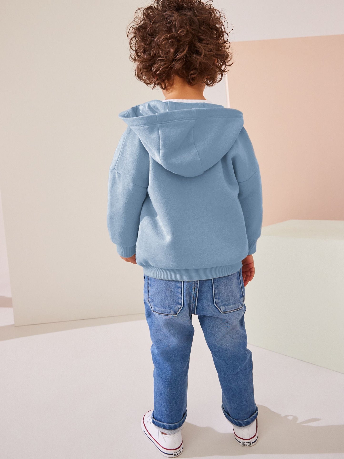 Blue Zip Through Hoodie (3mths-7yrs)