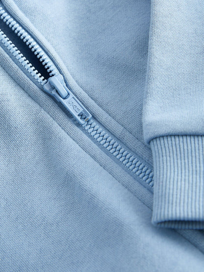 Blue Zip Through Hoodie (3mths-7yrs)