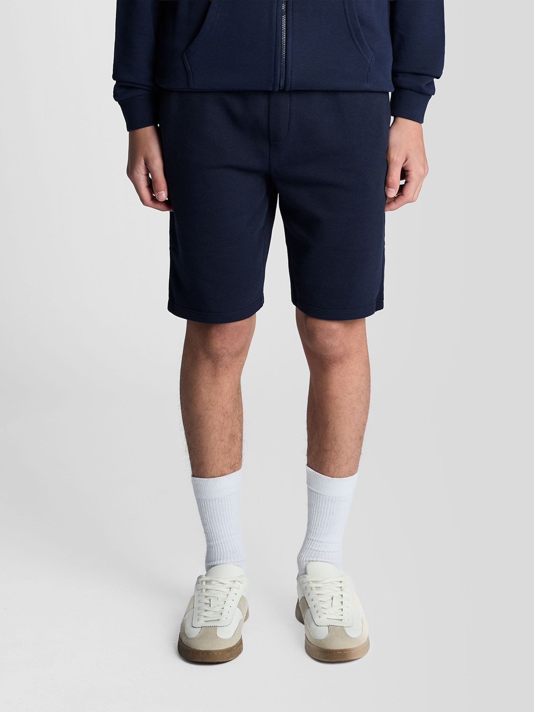 Dsiney Kidz - Lyle & Scott Navy Blue Jersey Boys Shorts image 1