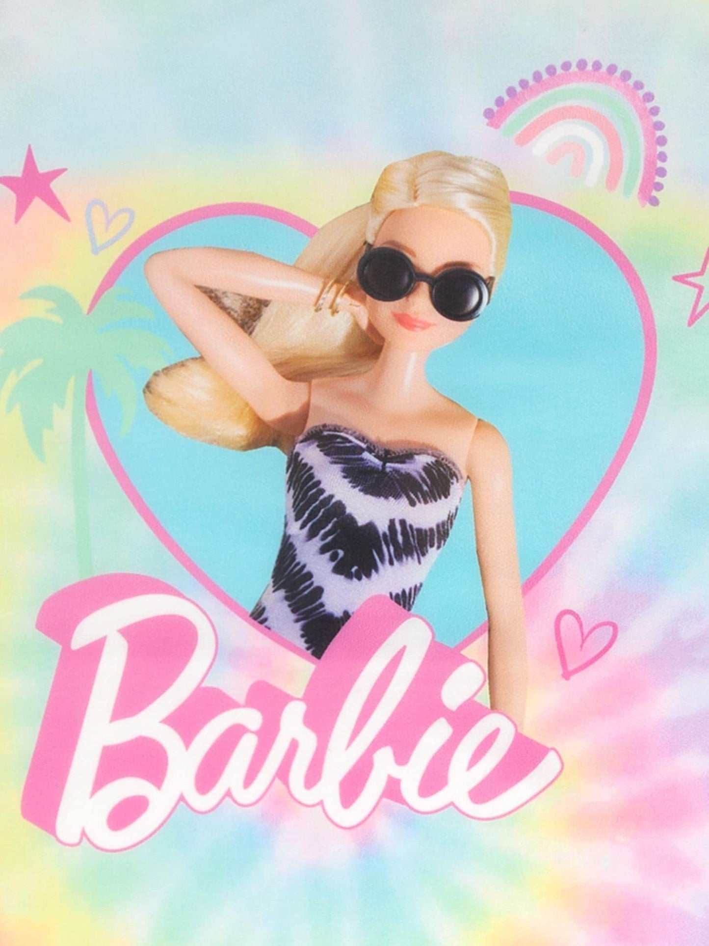Vanilla Underground Pink Tie-Dye Barbie Swimsuit - Girls image 4