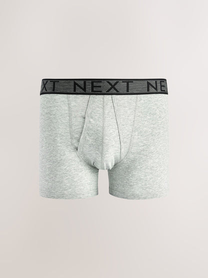 Dsiney Kidz - Grey 10 pack A-Front Cotton Rich Boxers image 4