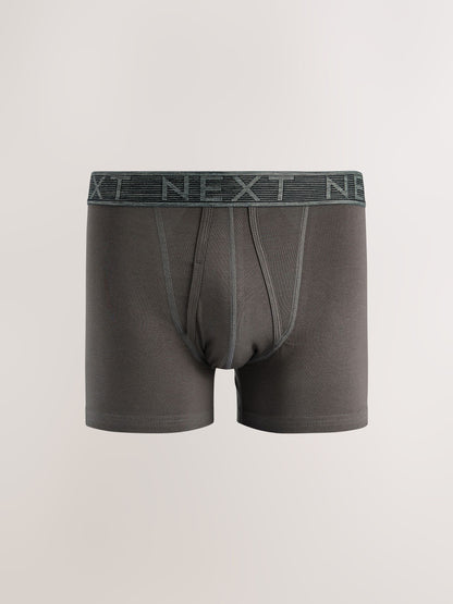 Dsiney Kidz - Grey 10 pack A-Front Cotton Rich Boxers image 5