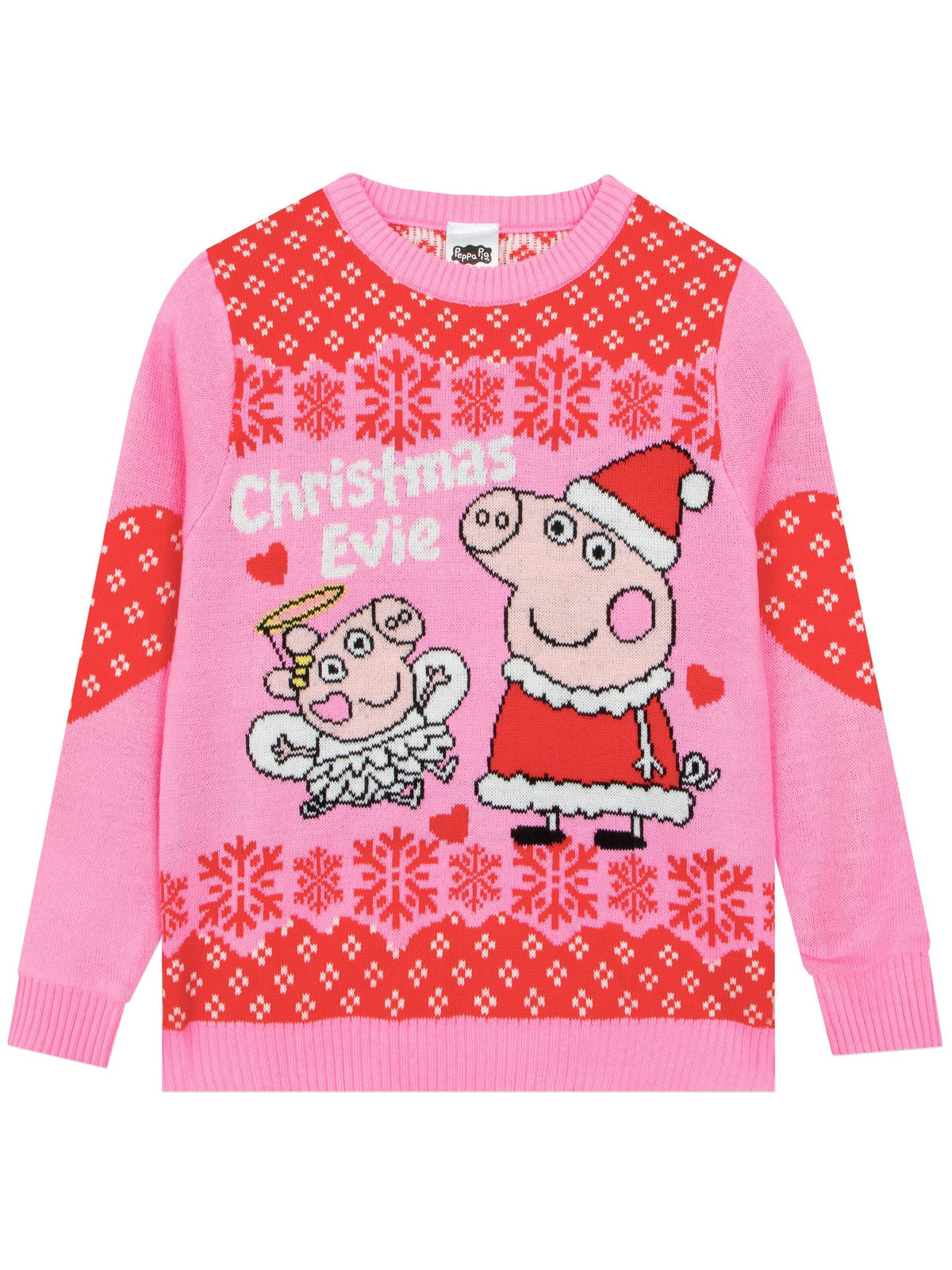 Character Pink Peppa Pig Christmas Evie Jumper - image 1