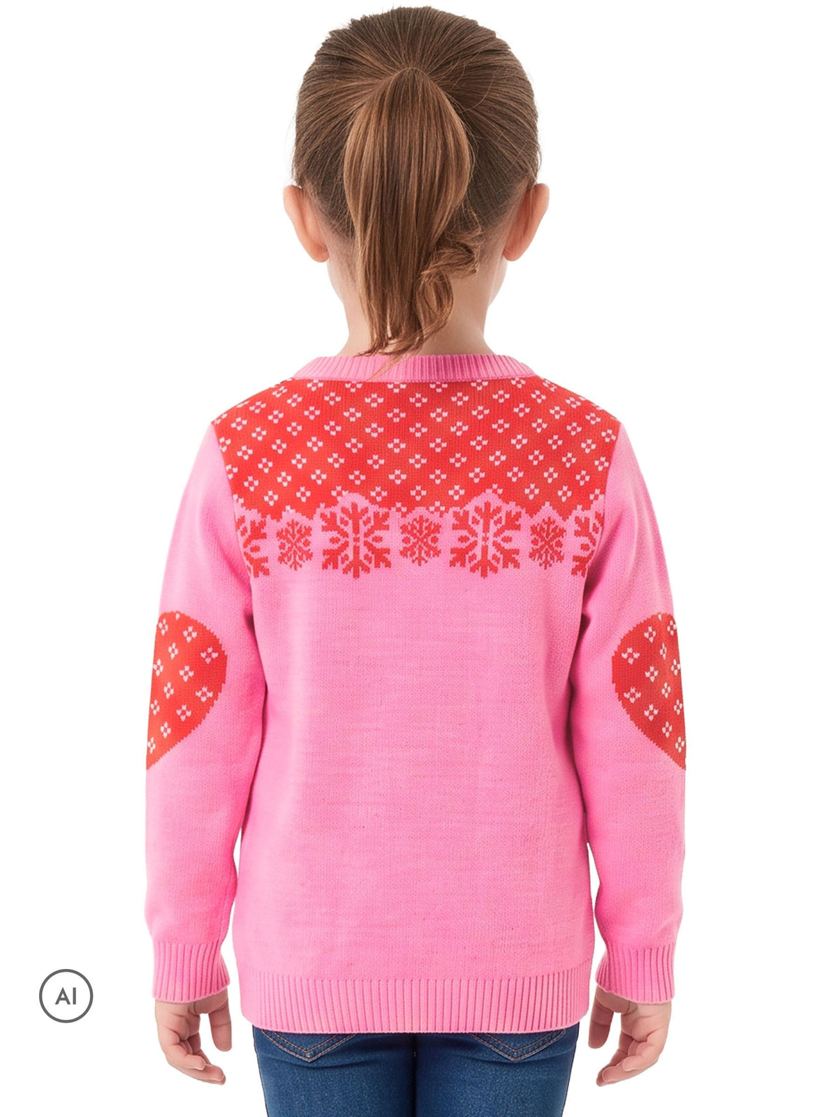 Character Pink Peppa Pig Christmas Evie Jumper - image 5