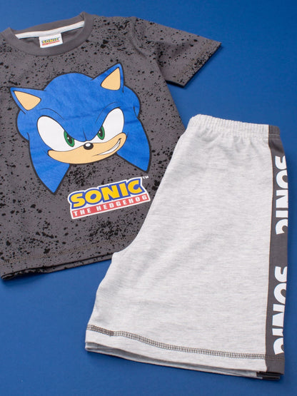 Dsiney Kidz - Vanilla Underground Grey Boys Sonic Licensing Short Gaming Pyjamas image 4