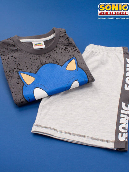 Dsiney Kidz - Vanilla Underground Grey Boys Sonic Licensing Short Gaming Pyjamas image 5