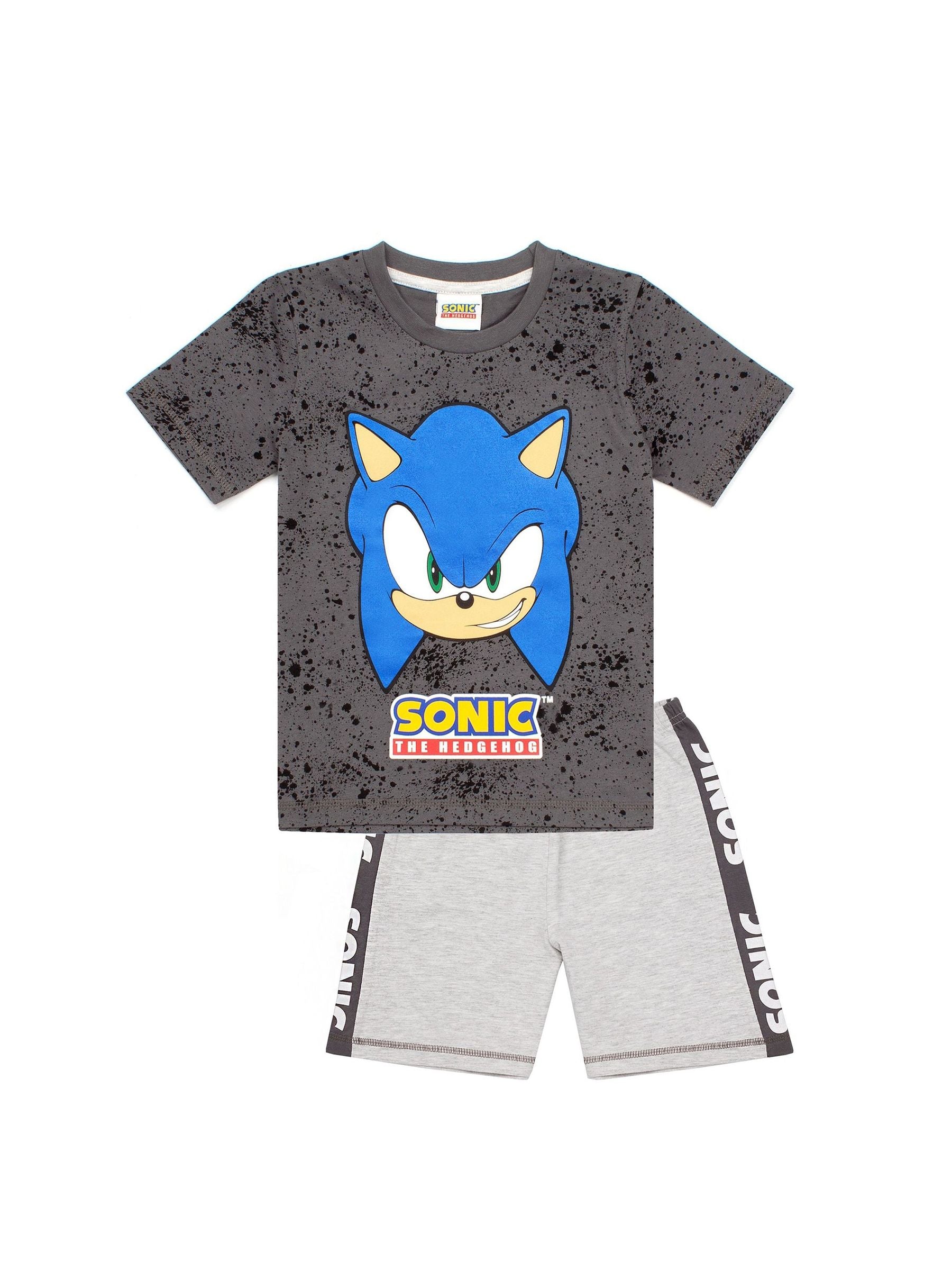 Dsiney Kidz - Vanilla Underground Grey Boys Sonic Licensing Short Gaming Pyjamas image 1