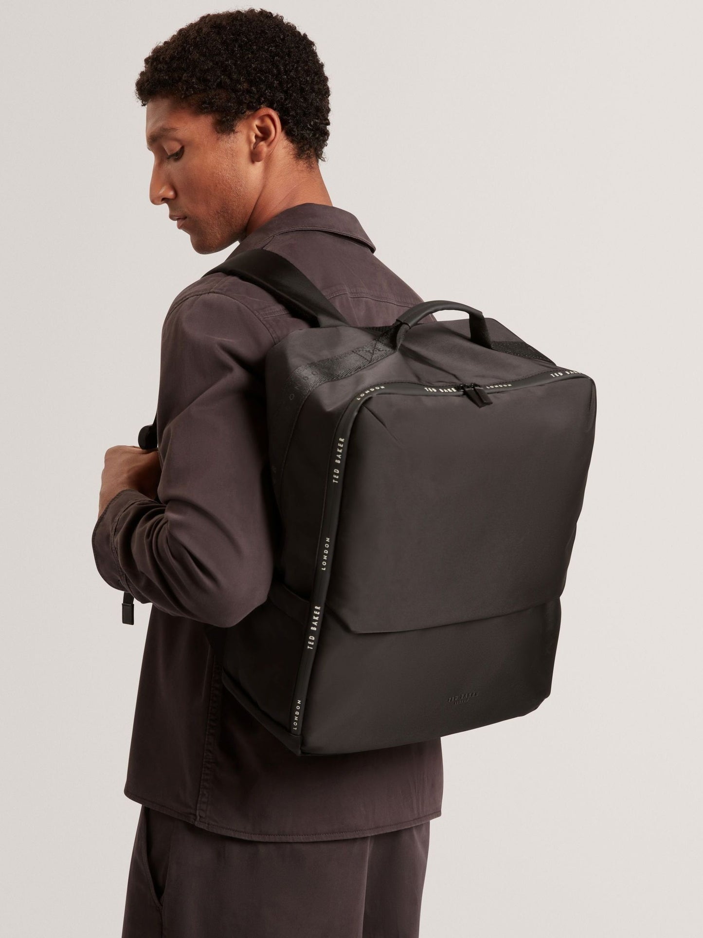 Ted Baker Black Onboard Underseat Cabin Backpack image 1