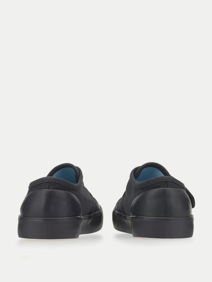 Black Skip Rip-Tape School P E Plimsoles F Fit image 6