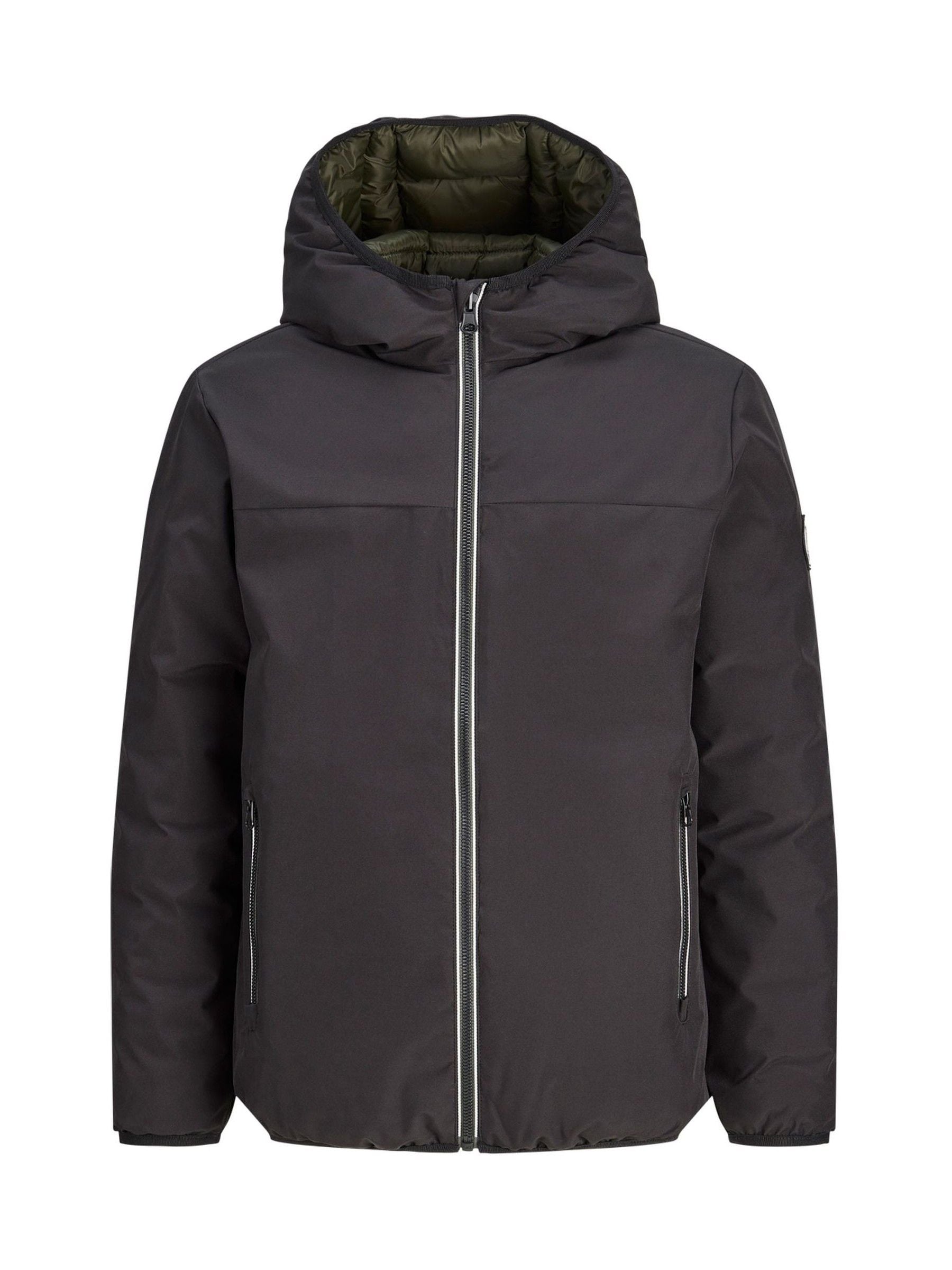 Dsiney Kidz - JACK & JONES JUNIOR Black Hooded Reversible Jacket image 1